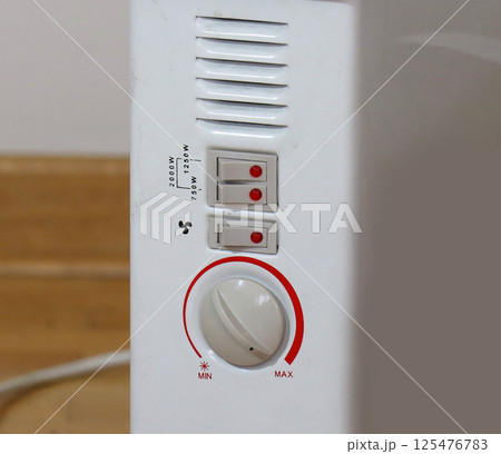Heater temperature hot Heater temperature hot 125476783