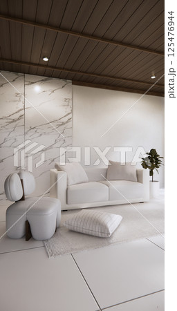 Modern room interior modern style and sofa and decoration Modern room interior modern style and sofa and decoration 125476944