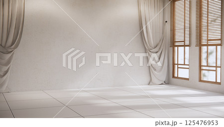 white empty room minimalist background,3D rendering white empty room minimalist background,3D rendering 125476953