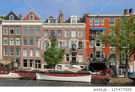 Architecture in Amsterdam canal Architecture in Amsterdam canal 125477088