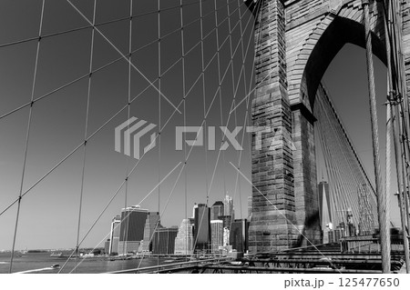 Brooklyn Bridge and Manhattan New York City US 125477650