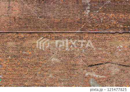 New York Manhattan grunge brick wall texture US 125477825