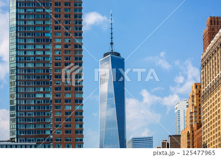 Lower Manhattan new skyline Freedom Tower US 125477965