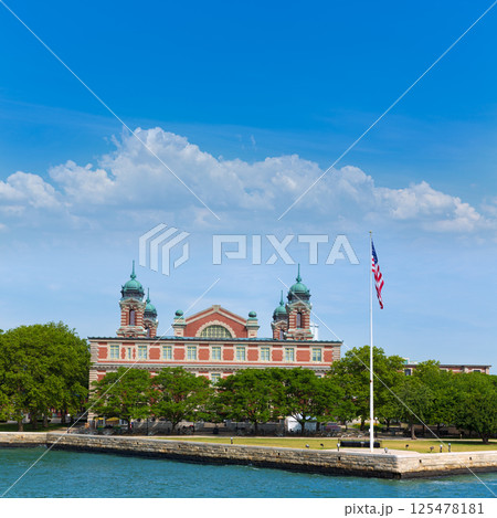 Ellis Island Immigration Museum Jersey city NY 125478181