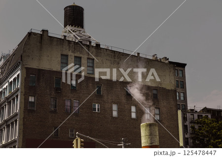 Soho building facades in Manhattan New York City 125478447