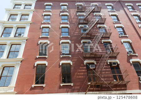 Soho building facades in Manhattan New York City Soho building facades in Manhattan New York City 125478608