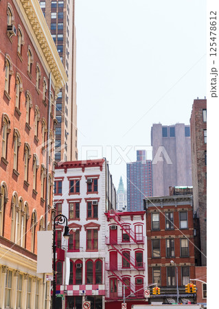 Soho building facades in Manhattan New York City Soho building facades in Manhattan New York City 125478612