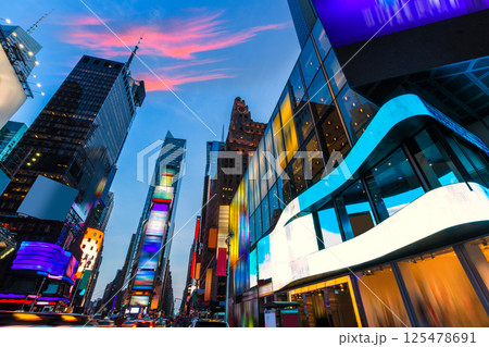 Times Square Manhattan New York deleted ads 125478691