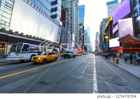 Times Square Manhattan New York deleted ads 125478704