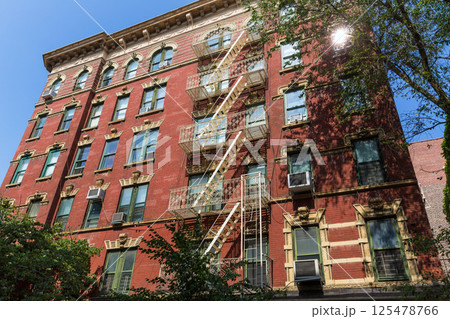 West Village in New York Manhattan buildings West Village in New York Manhattan buildings 125478766