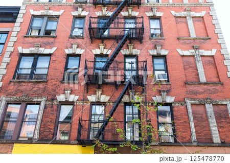 West Village in New York Manhattan buildings West Village in New York Manhattan buildings 125478770