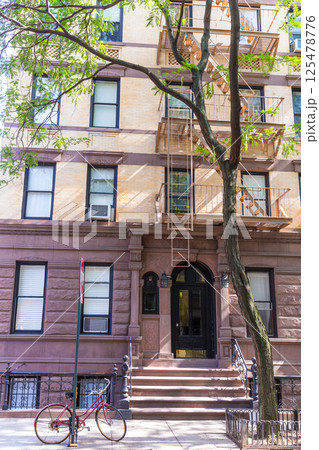 West Village in New York Manhattan buildings 125478776