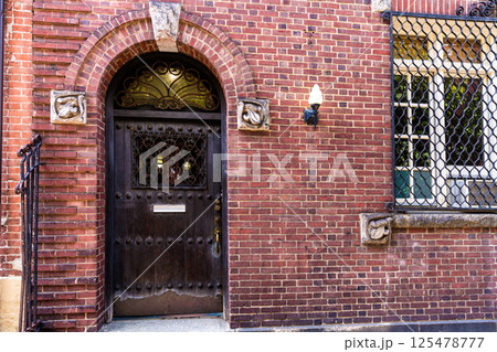 West Village in New York Manhattan buildings West Village in New York Manhattan buildings 125478777