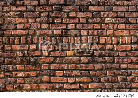 West Village in New York Manhattan brickwall 125478784
