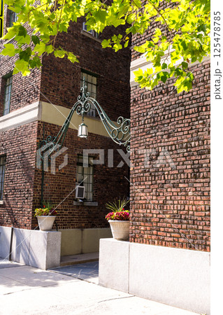 West Village in New York Manhattan buildings 125478785