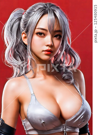 ラグジュアリーなホテルの部屋でポーズをとるSEXYな美女　コスプレ　撮影会　[AI生成画像] 125480915