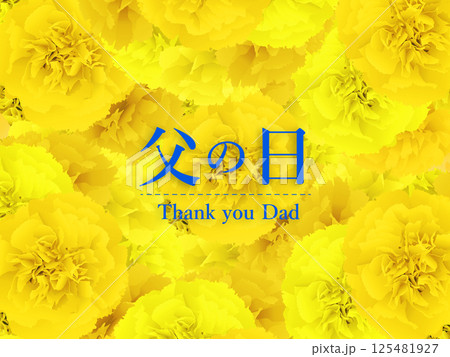 父の日　エレガントな薔薇のフレーム背景 125481927