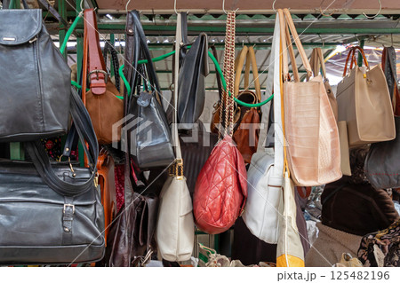 Female fashion bags on market 125482196