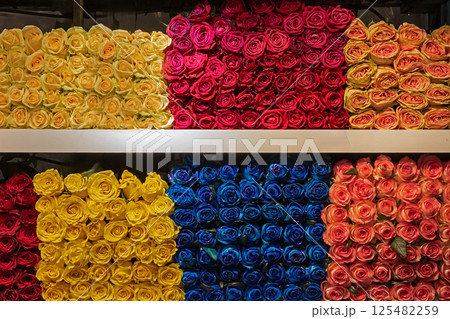 Beautiful flowers on street 125482259