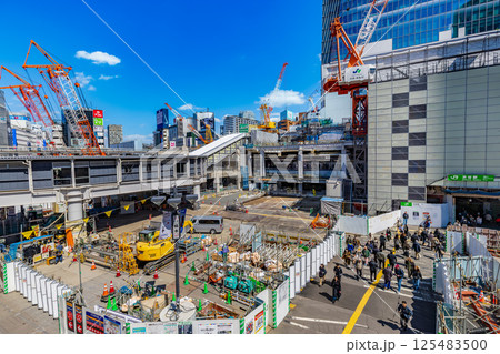 東京　渋谷区　渋谷スクランブルスクエア　第Ⅱ期（中央棟・西棟）再開発 125483500