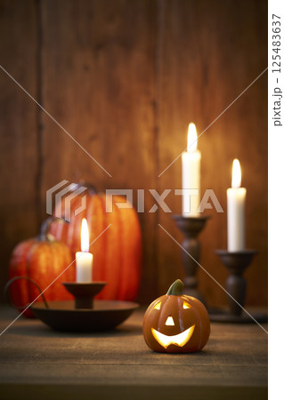 ハロウィンイメージ ジャックオランタン ハロウィンイメージ ジャックオランタン 125483637