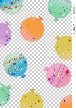 ヨーヨーパターン 125485092