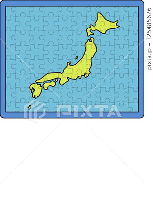 パズル日本地図 125485626