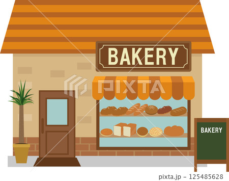 パン屋さん 125485628