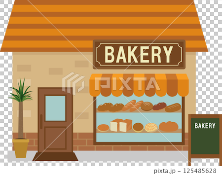 パン屋さん 125485628