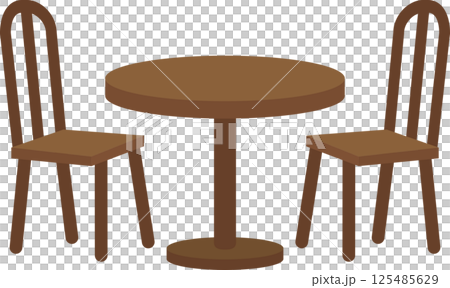 Tables and chairs 125485629