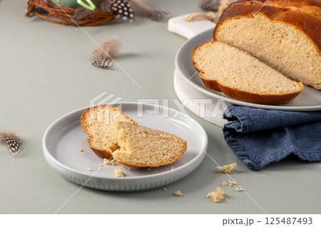 Traditional Portuguese Easter bread Traditional Portuguese Easter bread 125487493