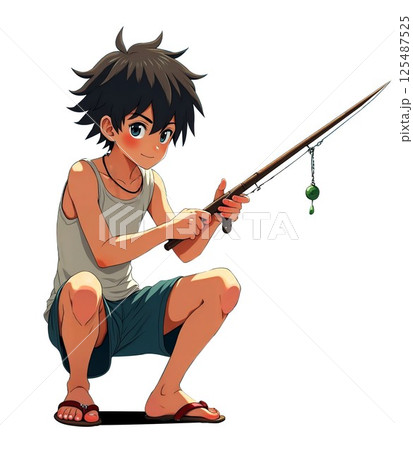 【釣り好き少年-シュウ】真夏のレジャー探検隊 125487525