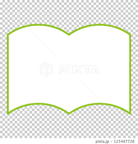 Yellow-green book text space Yellow-green book text space 125487726