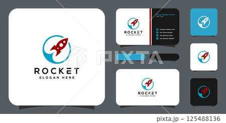 rocket launch logo vector template rocket launch logo vector template 125488136