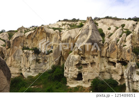 トルコ カッパドキアのギョレメ野外博物館 トルコ カッパドキアのギョレメ野外博物館 125489851