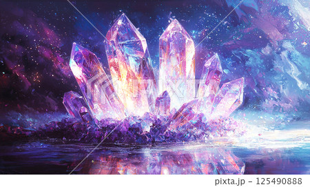 幻想的なクリスタル群 幻想的なクリスタル群 125490888