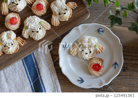 かわいい絞り出しクッキー 125491361