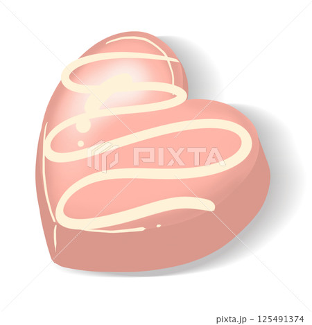 Pink chocolate Pink chocolate 125491374