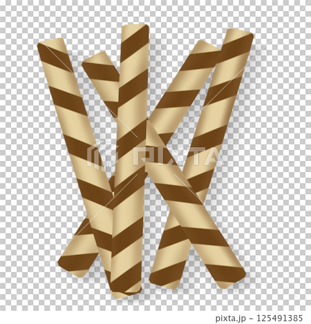 Chocolate sticks Chocolate sticks 125491385