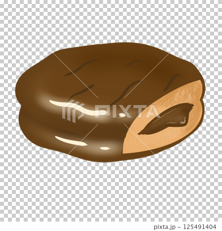 chocolate cake isolated on white chocolate cake isolated on white 125491404