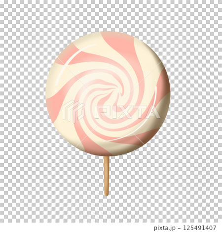 sweet lollipop isolated on white background sweet lollipop isolated on white background 125491407
