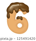 Chocolate number 6 125491420