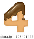 Chocolate number 4 125491422