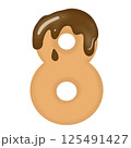 Chocolate number 8 125491427