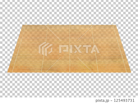 Watercolor style illustration of a rolling mat Watercolor style illustration of a rolling mat 125493731