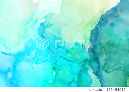 水彩風大人くすみカラーの背景素材 125495015