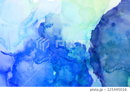 水彩風大人くすみカラーの背景素材 125495016
