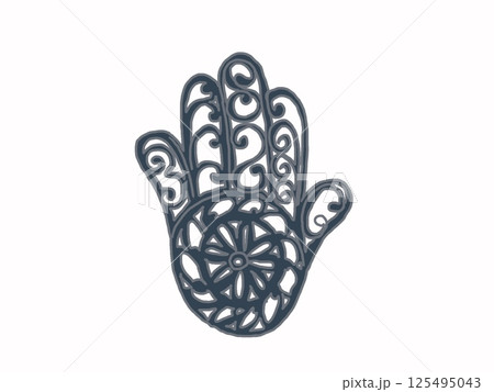 ファティマの手のイラスト 125495043