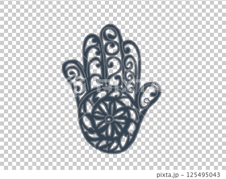 ファティマの手のイラスト 125495043