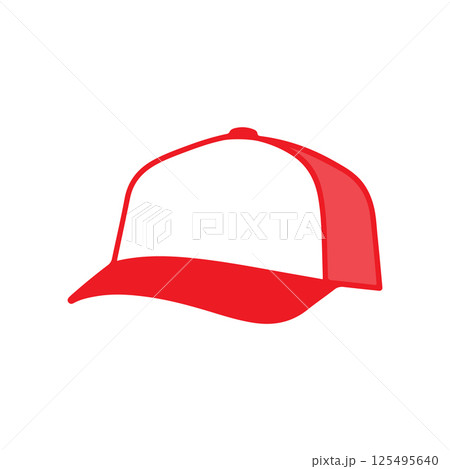 Baseball cap icon. Baseball hat isolated. Vector Baseball cap icon. Baseball hat isolated. Vector 125495640